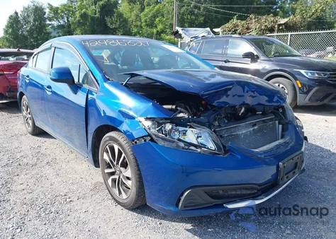 2013 Honda Civic Ex from USA, damaged, VIN 19XFB2F89DE082496